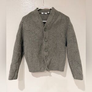Uniqlo Gray 100% Wool Sweater Size XXS